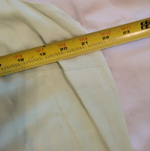 Draper's & Damon's Tropical Green Dress with Button Up Size XL - Picture 14 of 14